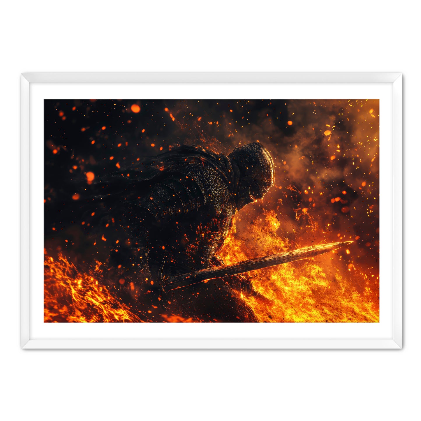 Final Burning Wall Art