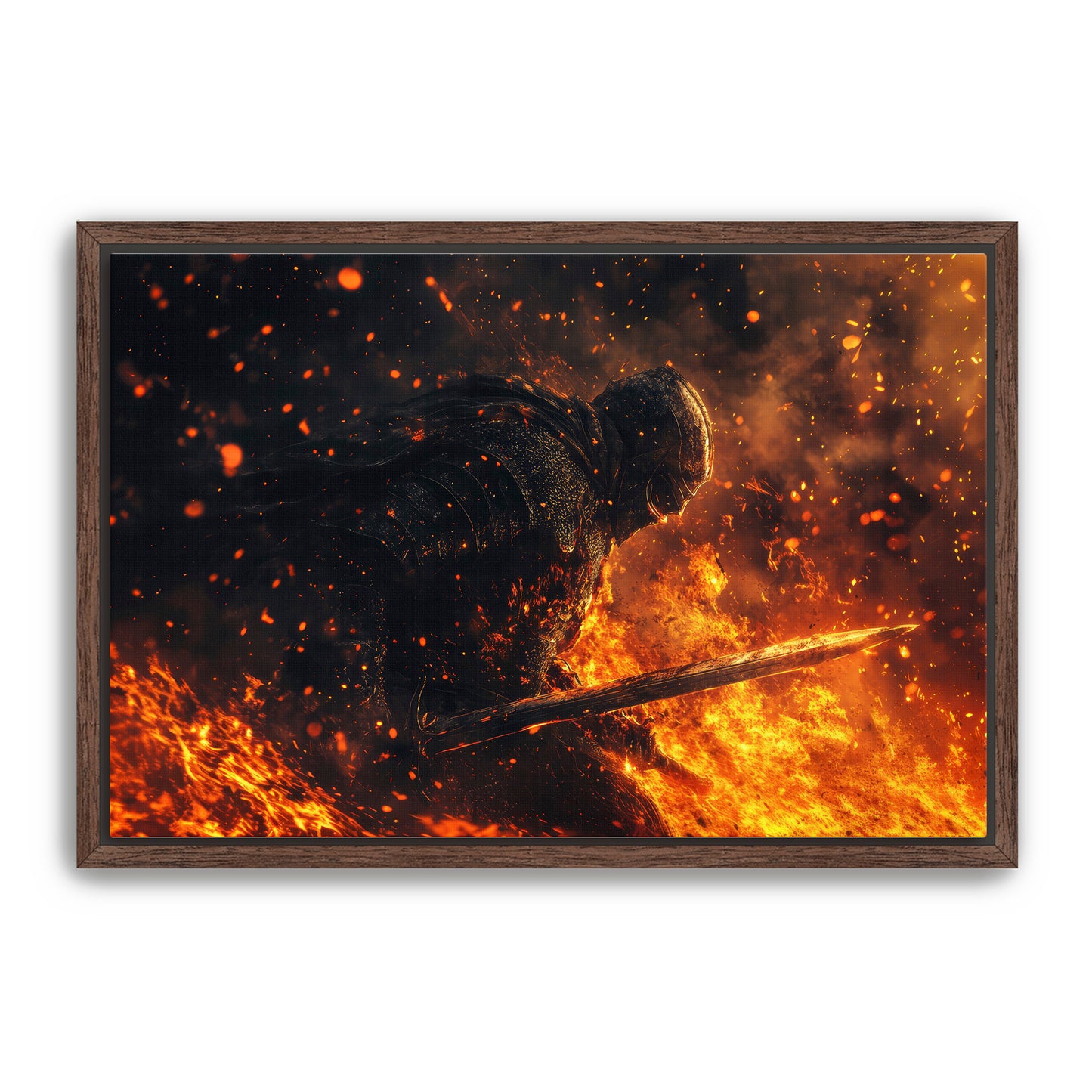 Final Burning Wall Art