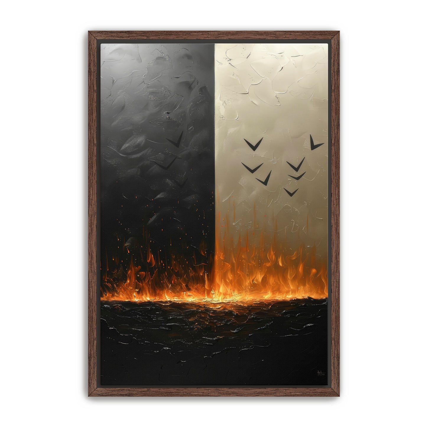 Fire and Foes Wall Art