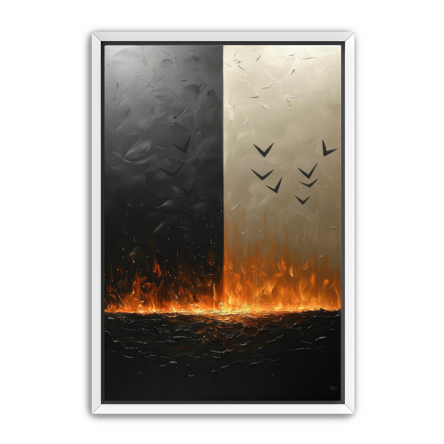 Fire and Foes Wall Art