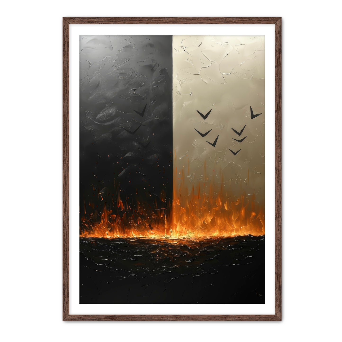 Fire and Foes Wall Art