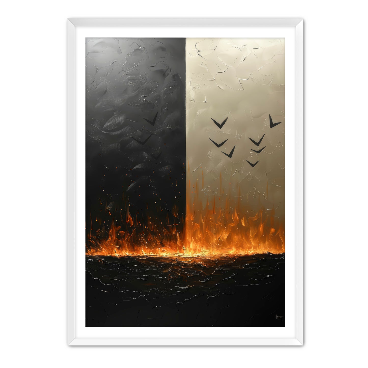 Fire and Foes Wall Art