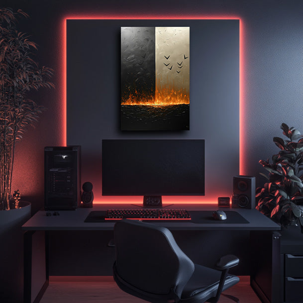 Fire and Foes Wall Art