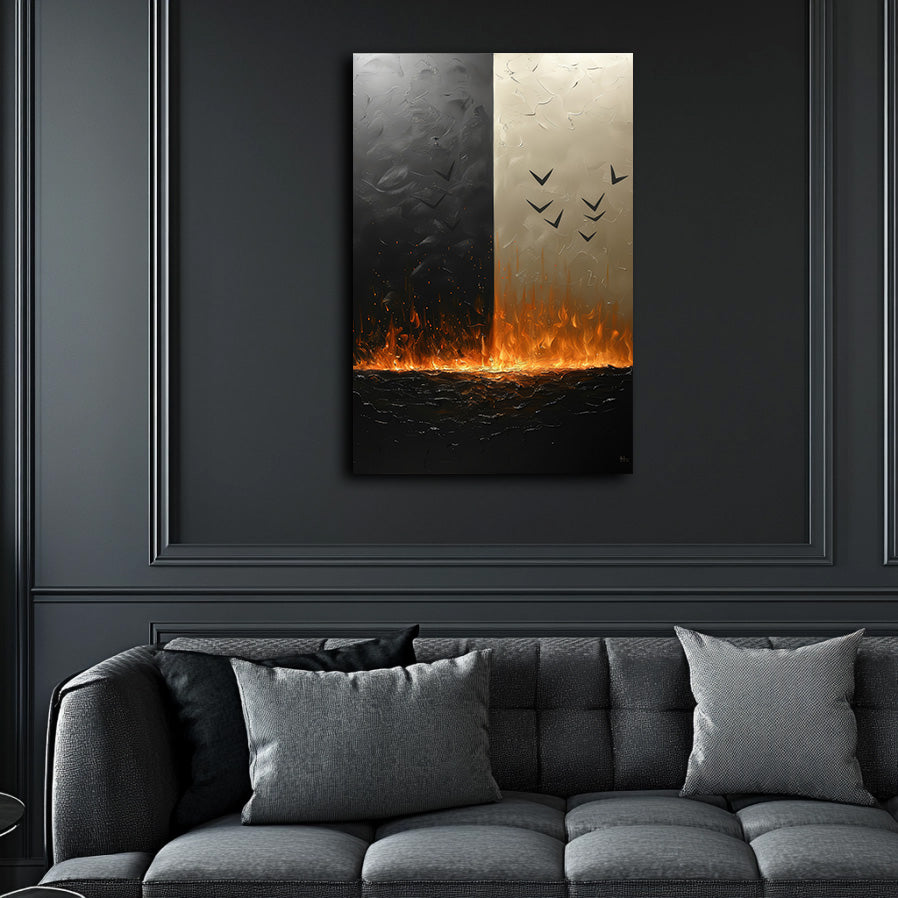 Fire and Foes Wall Art