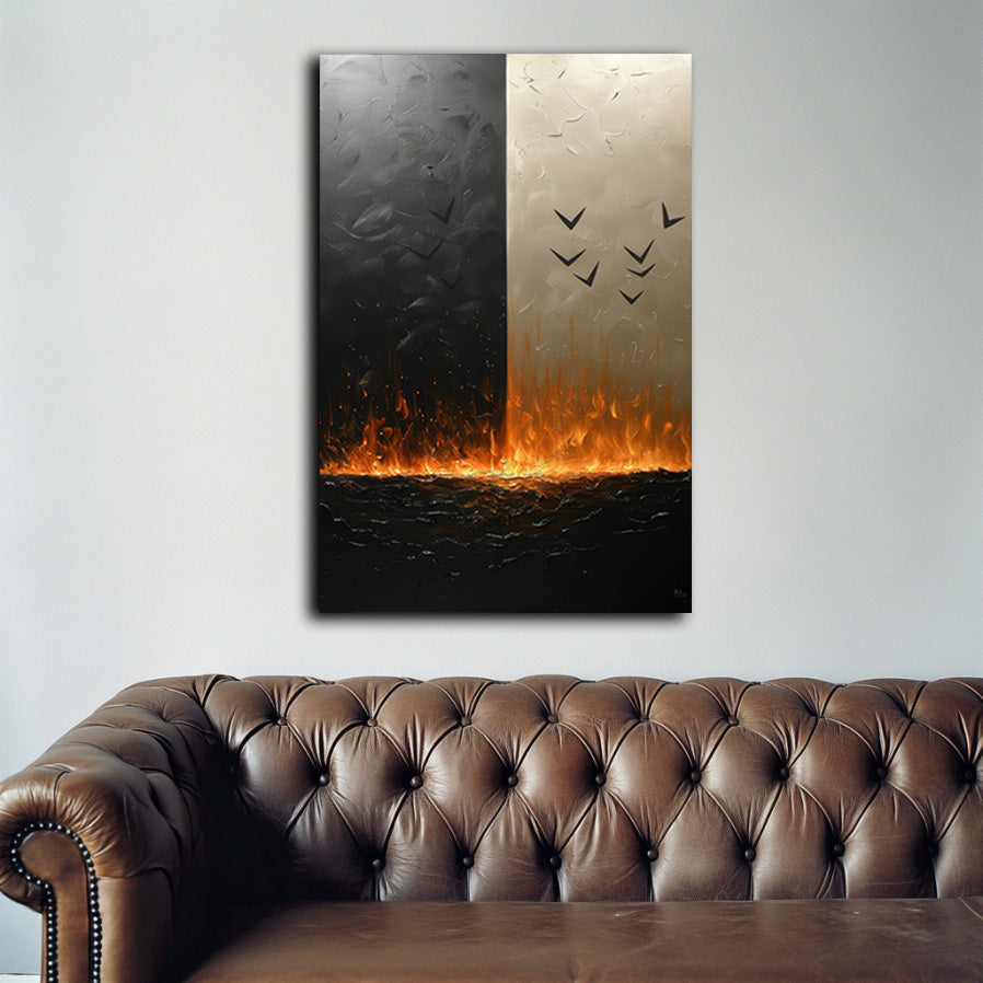 Fire and Foes Wall Art