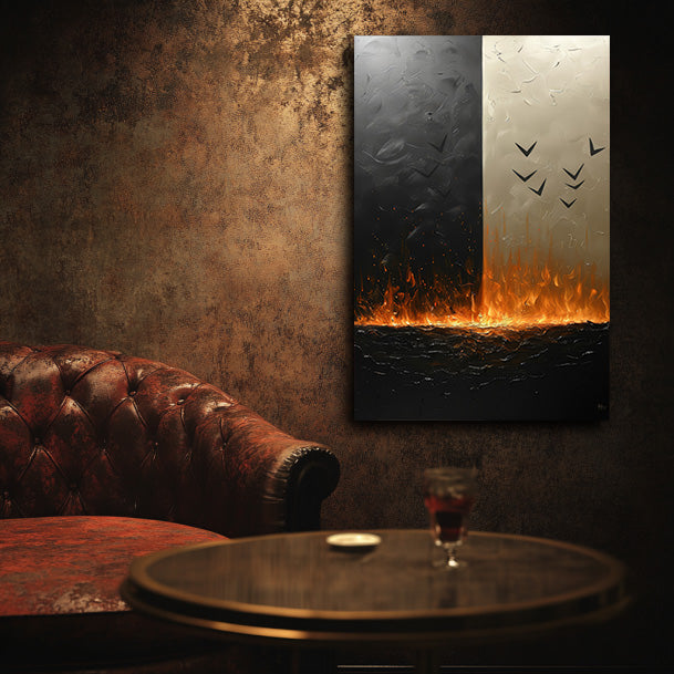 Fire and Foes Wall Art