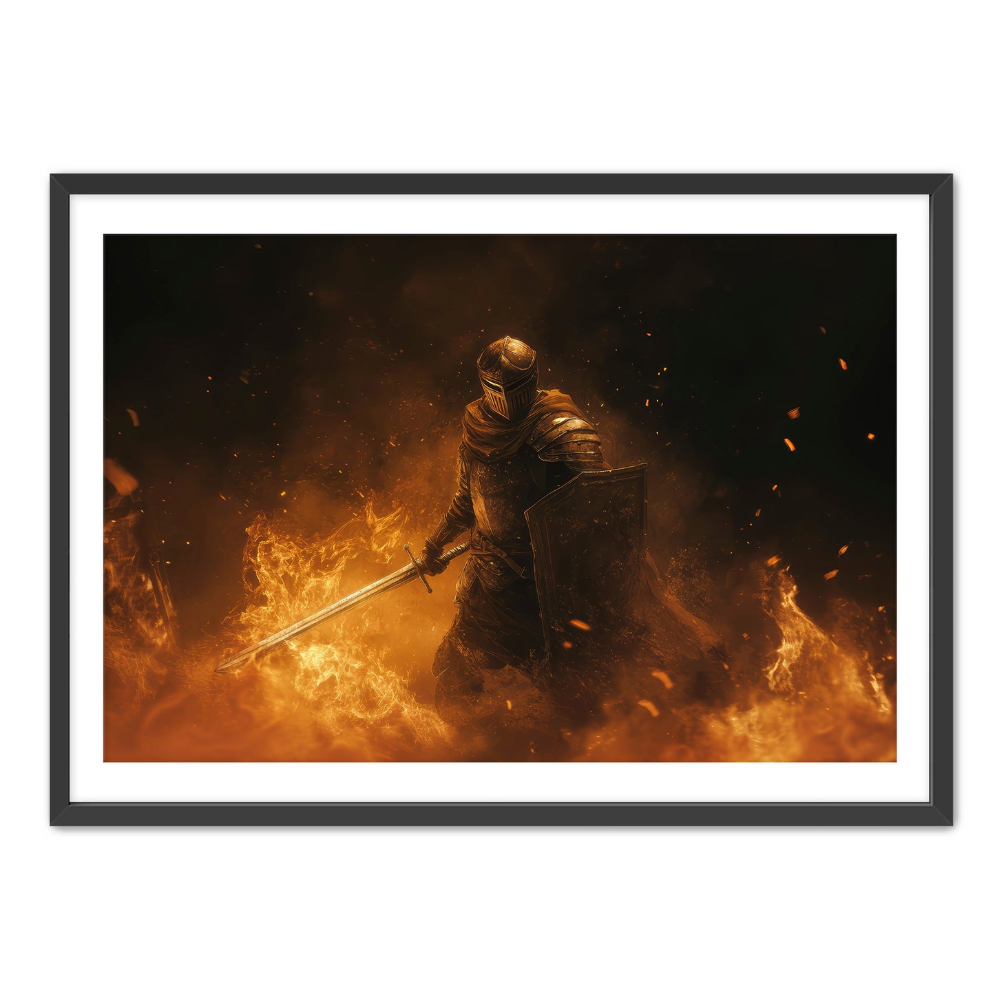 Flame and Frenzy Wall Art
