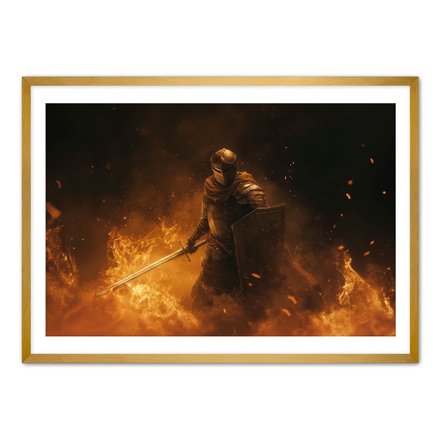 Flame and Frenzy Wall Art