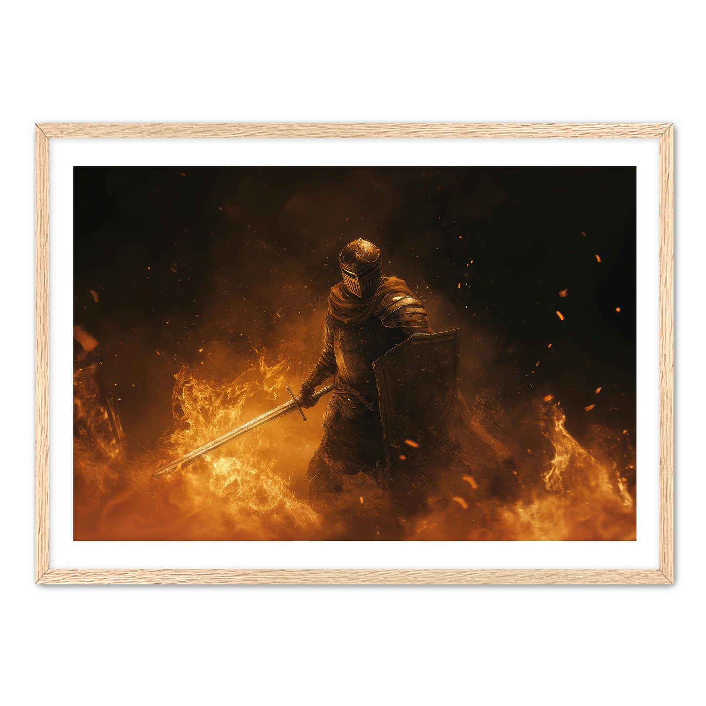 Flame and Frenzy Wall Art
