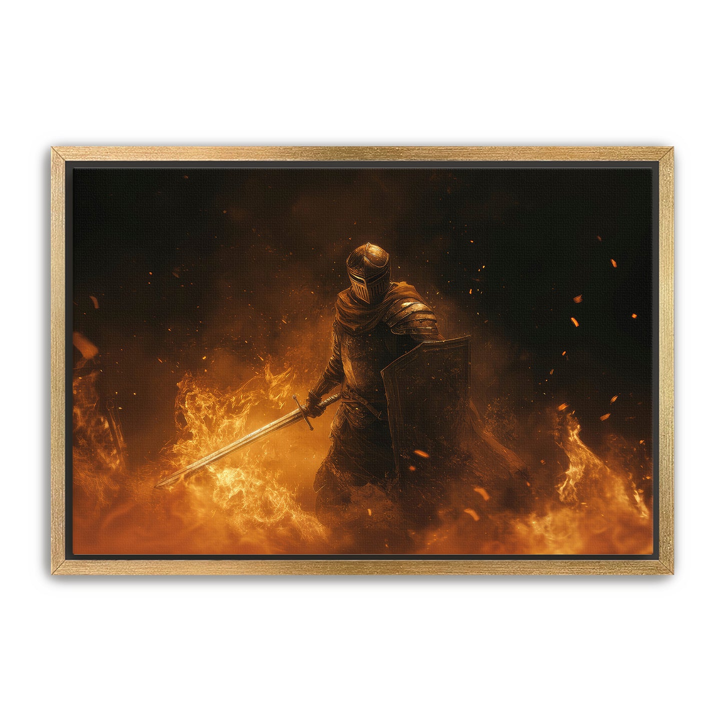 Flame and Frenzy Wall Art