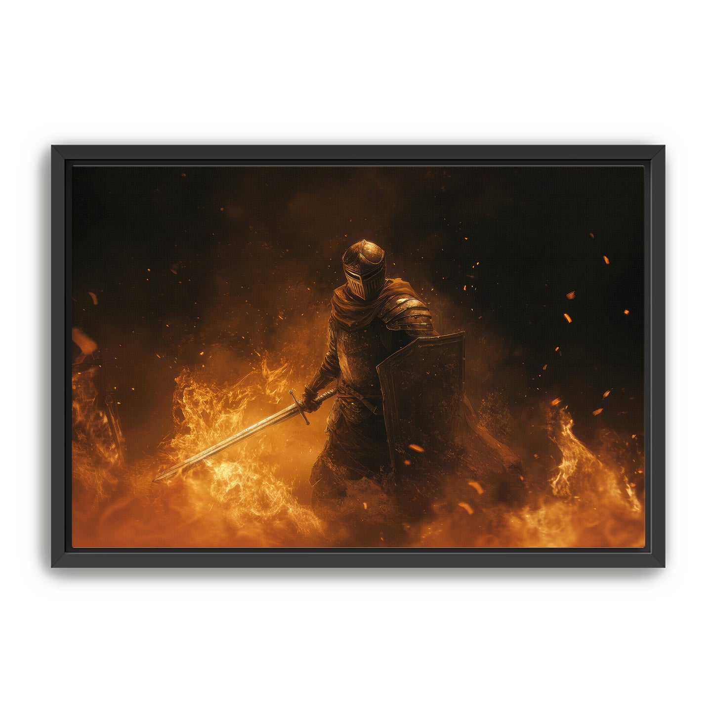 Flame and Frenzy Wall Art
