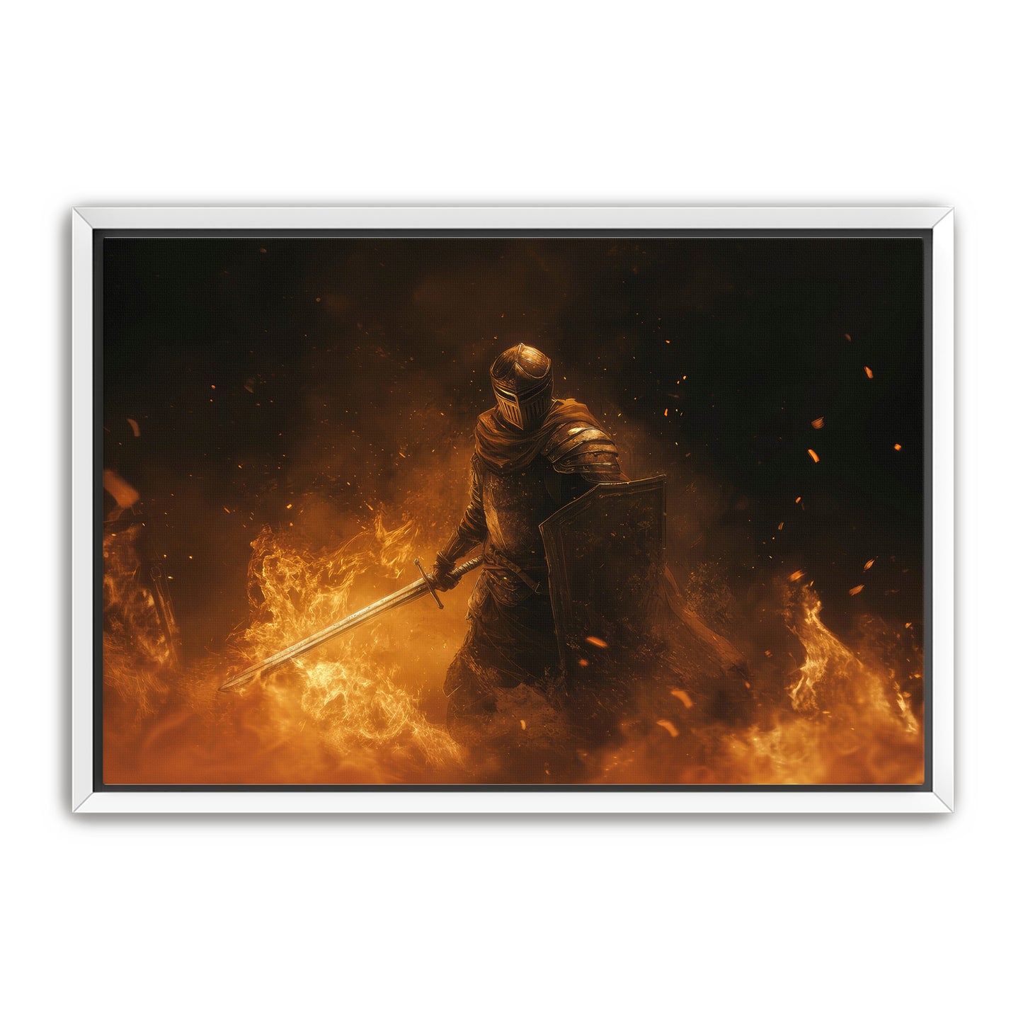 Flame and Frenzy Wall Art