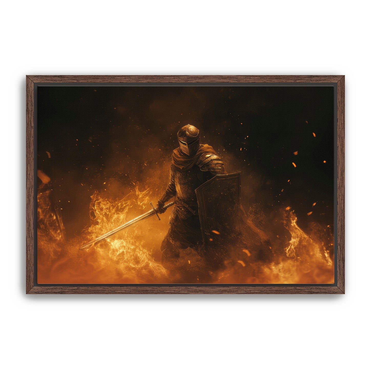 Flame and Frenzy Wall Art