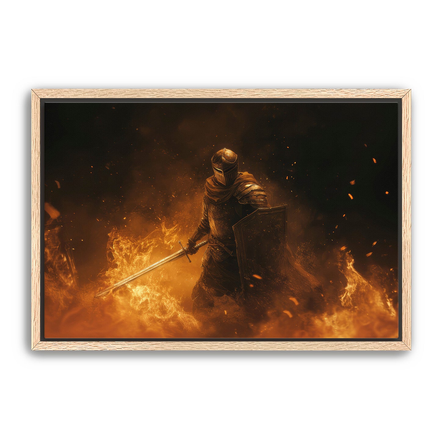Flame and Frenzy Wall Art