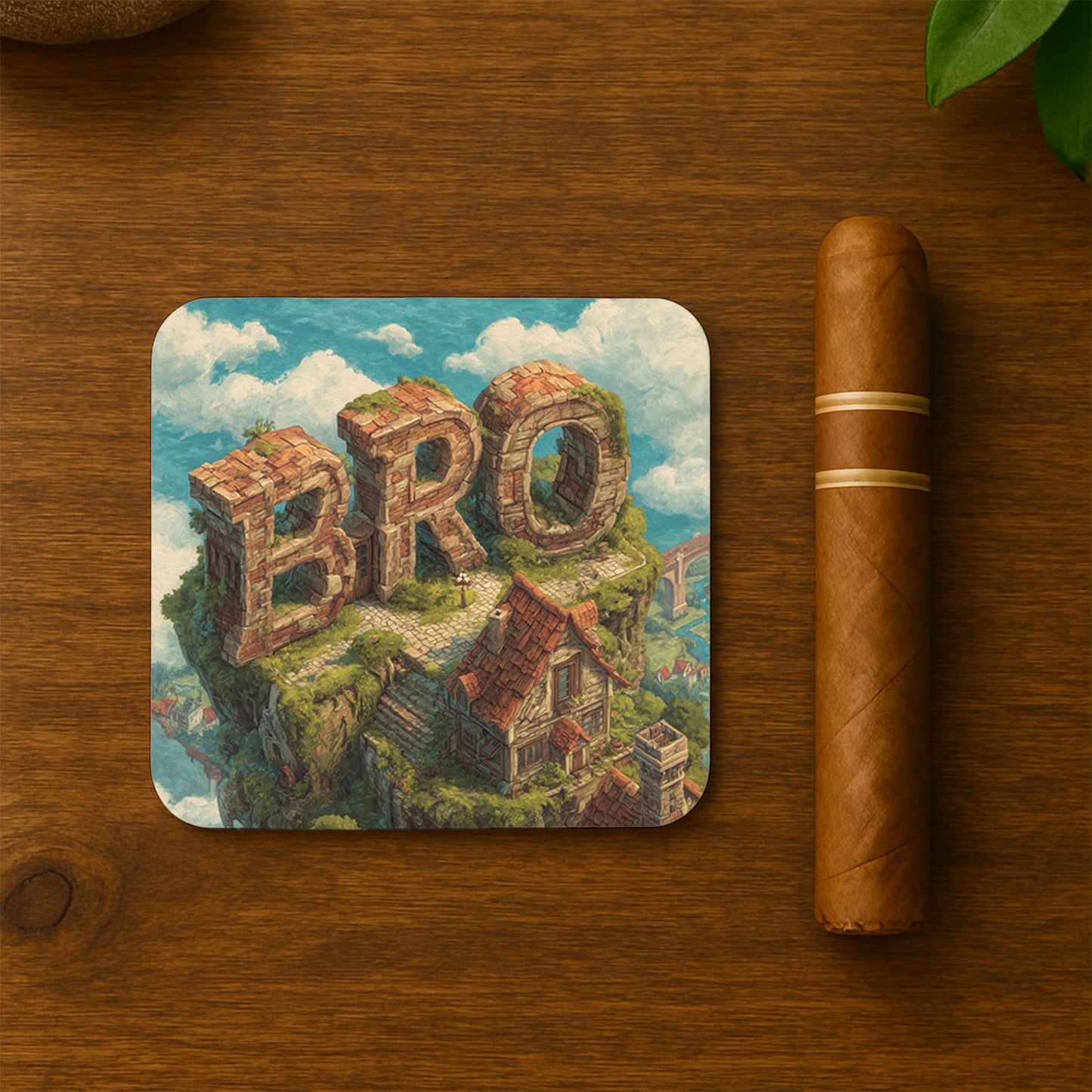 Floating Island House Coasters