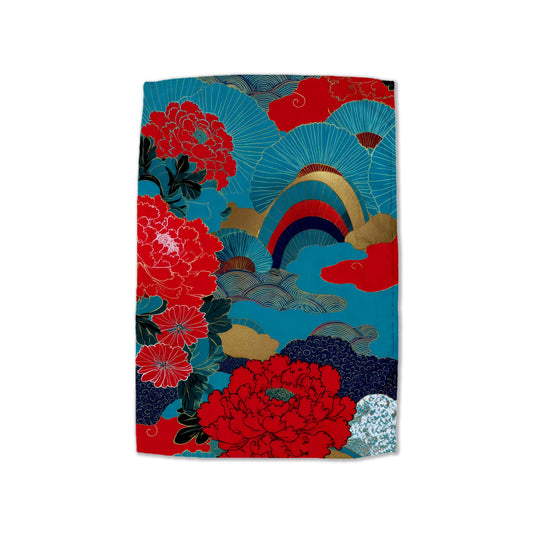 Floral Dreamscape Harmony Hand Towel