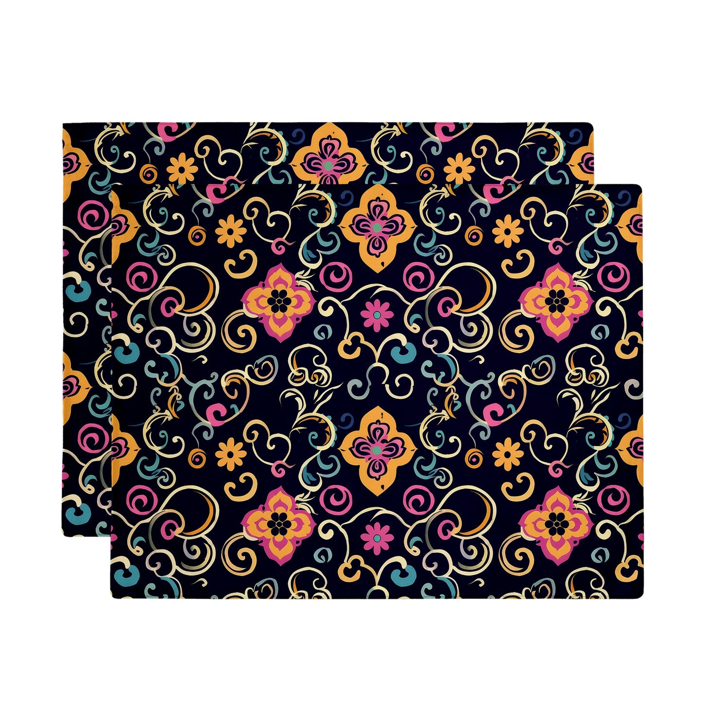 Floral Swirl Pattern Placemat