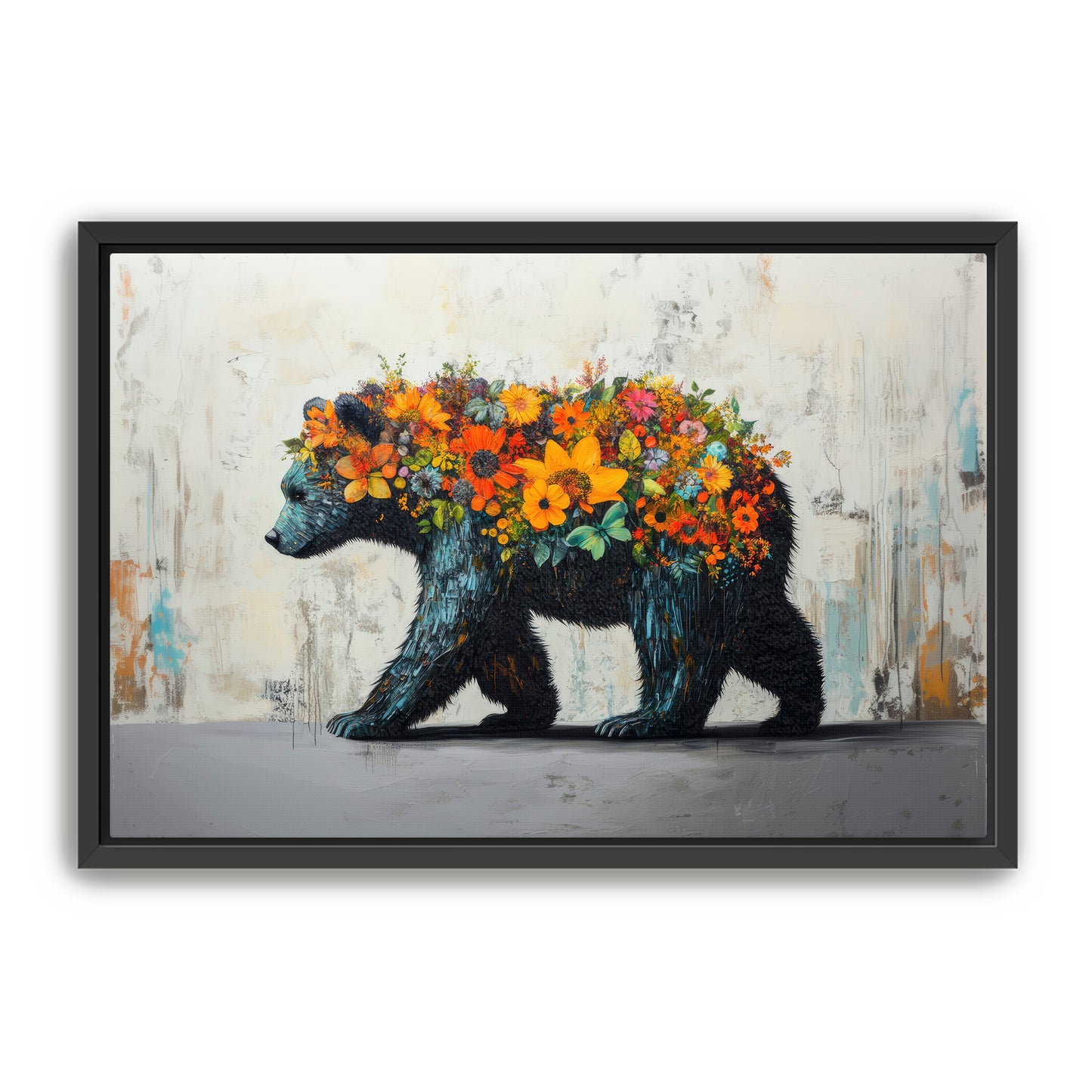 Flower Bear Wall Art