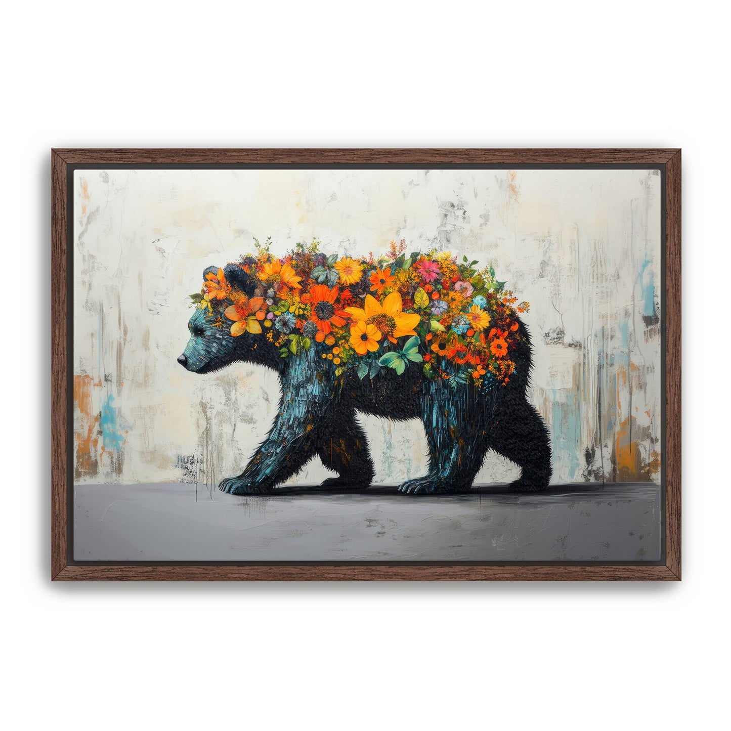 Flower Bear Wall Art