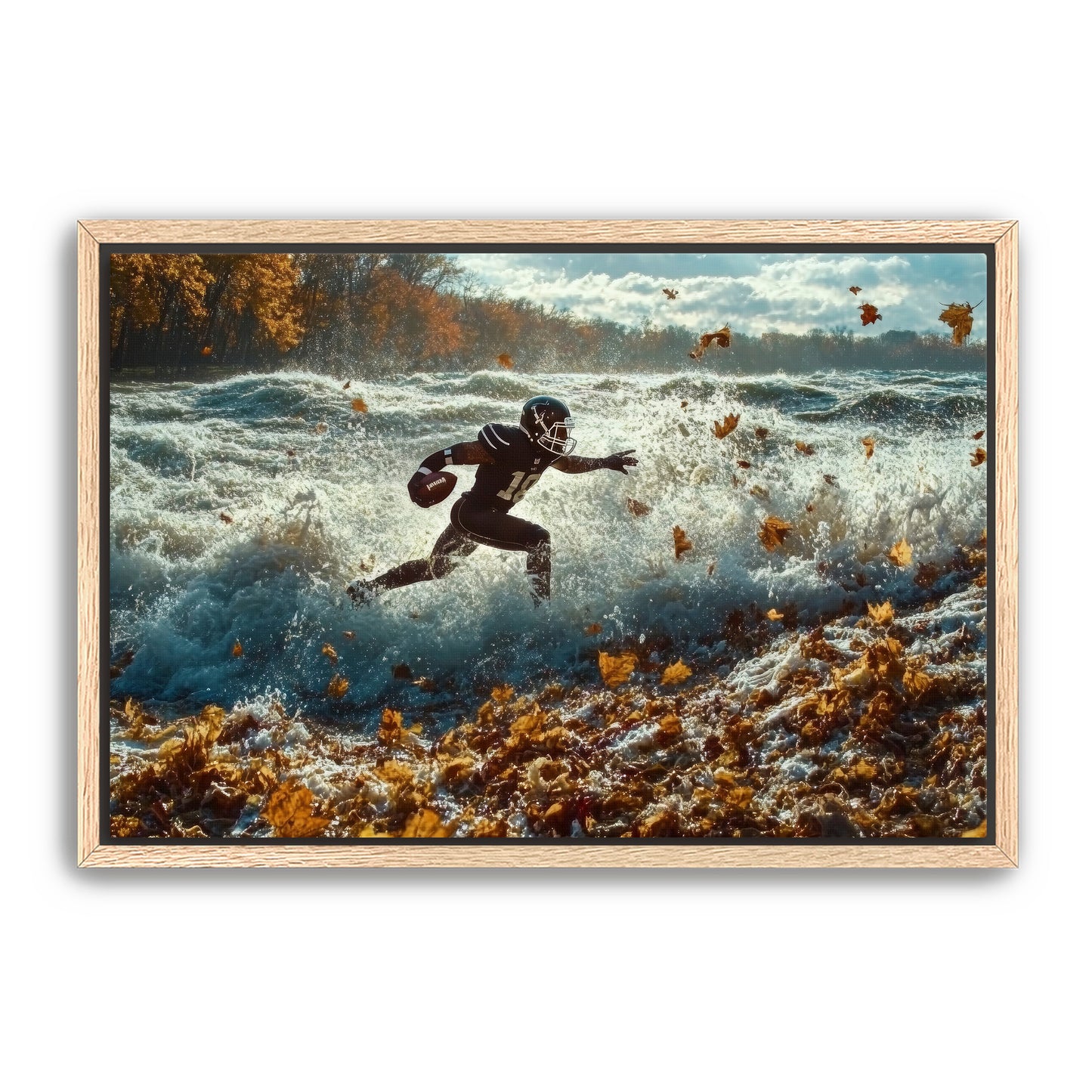 Football Shore Wall Art