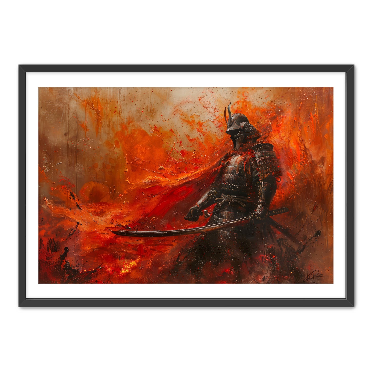 For Honor I Die Samurai Wall Art
