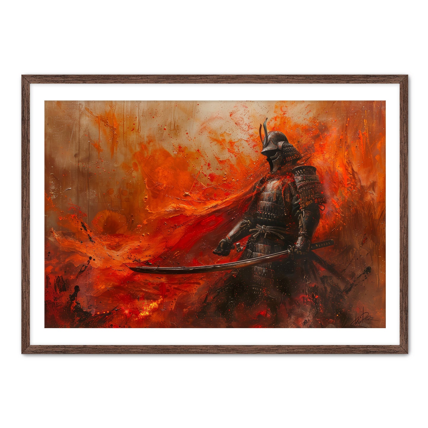 For Honor I Die Samurai Wall Art