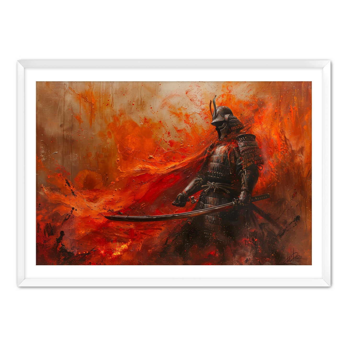 For Honor I Die Samurai Wall Art