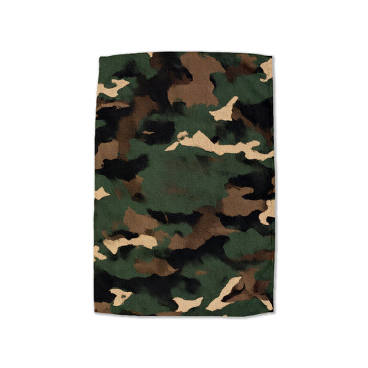 Forest Camo Pattern Hand Towel