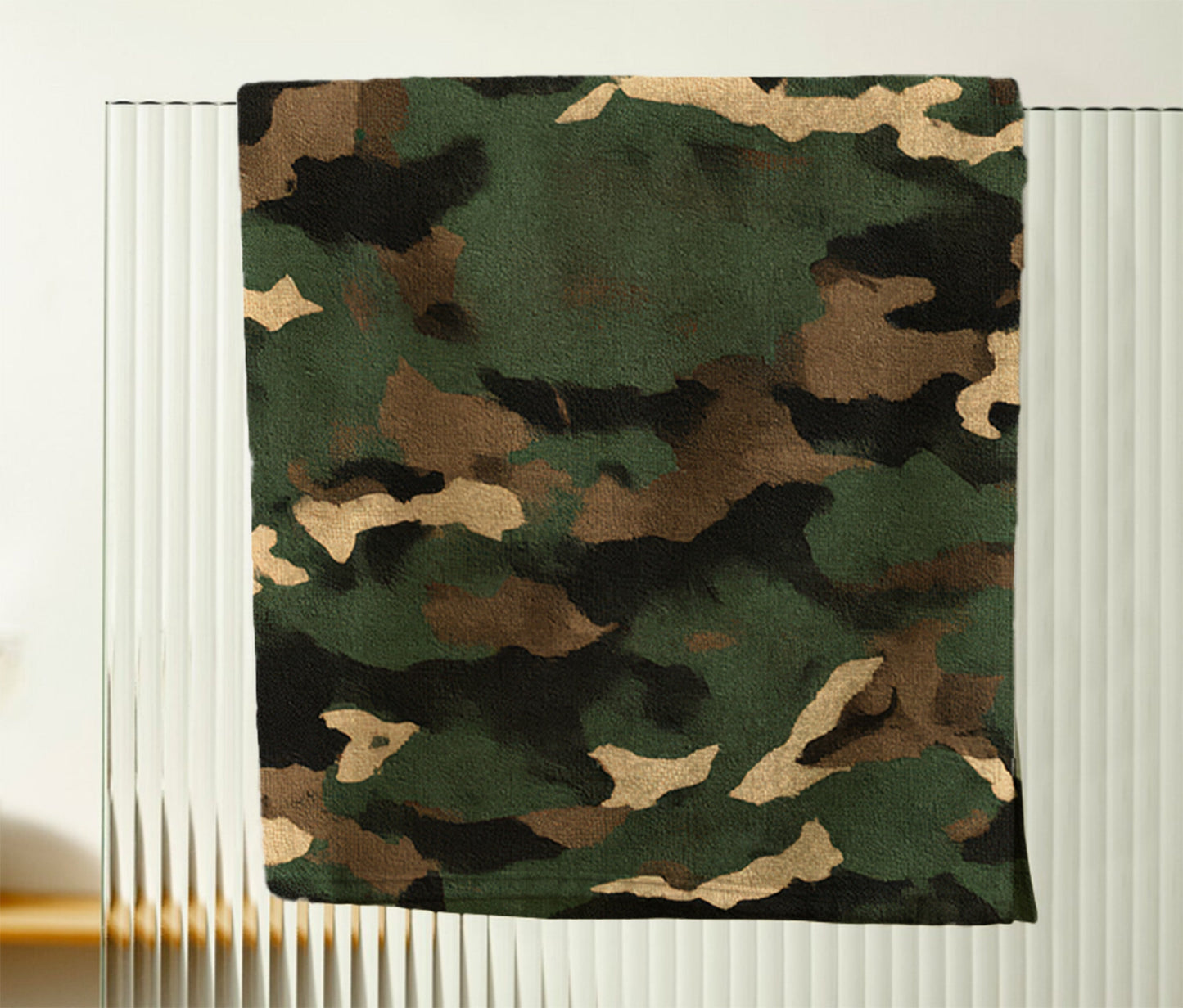 Forest Camo Pattern Hand Towel