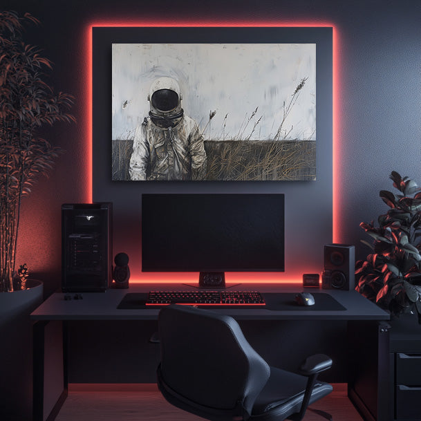 Fraid Astronaut Wall Art