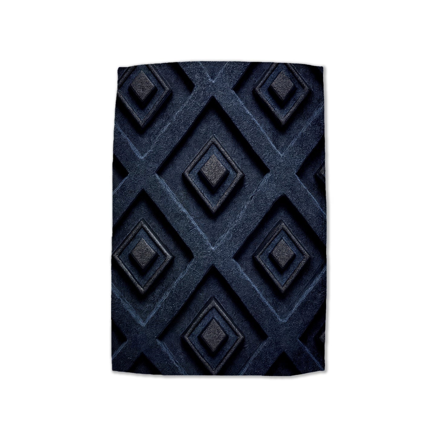 Geometric Diamond Texture Hand Towel