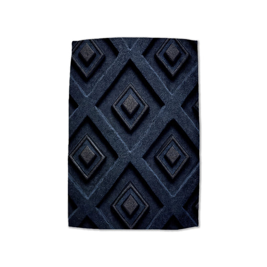 Geometric Diamond Texture Hand Towel