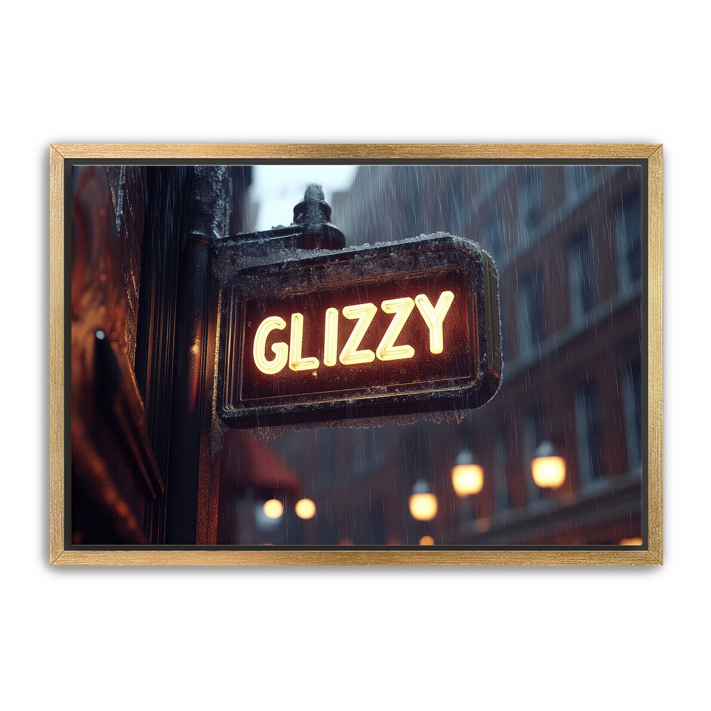 Glizzy Sign Wall Art
