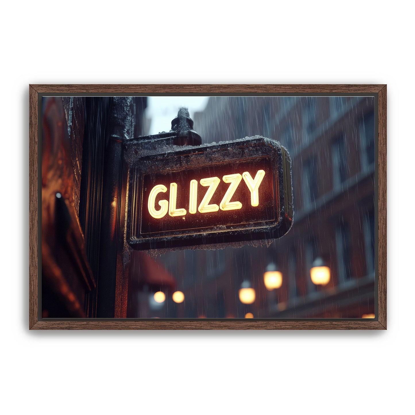 Glizzy Sign Wall Art
