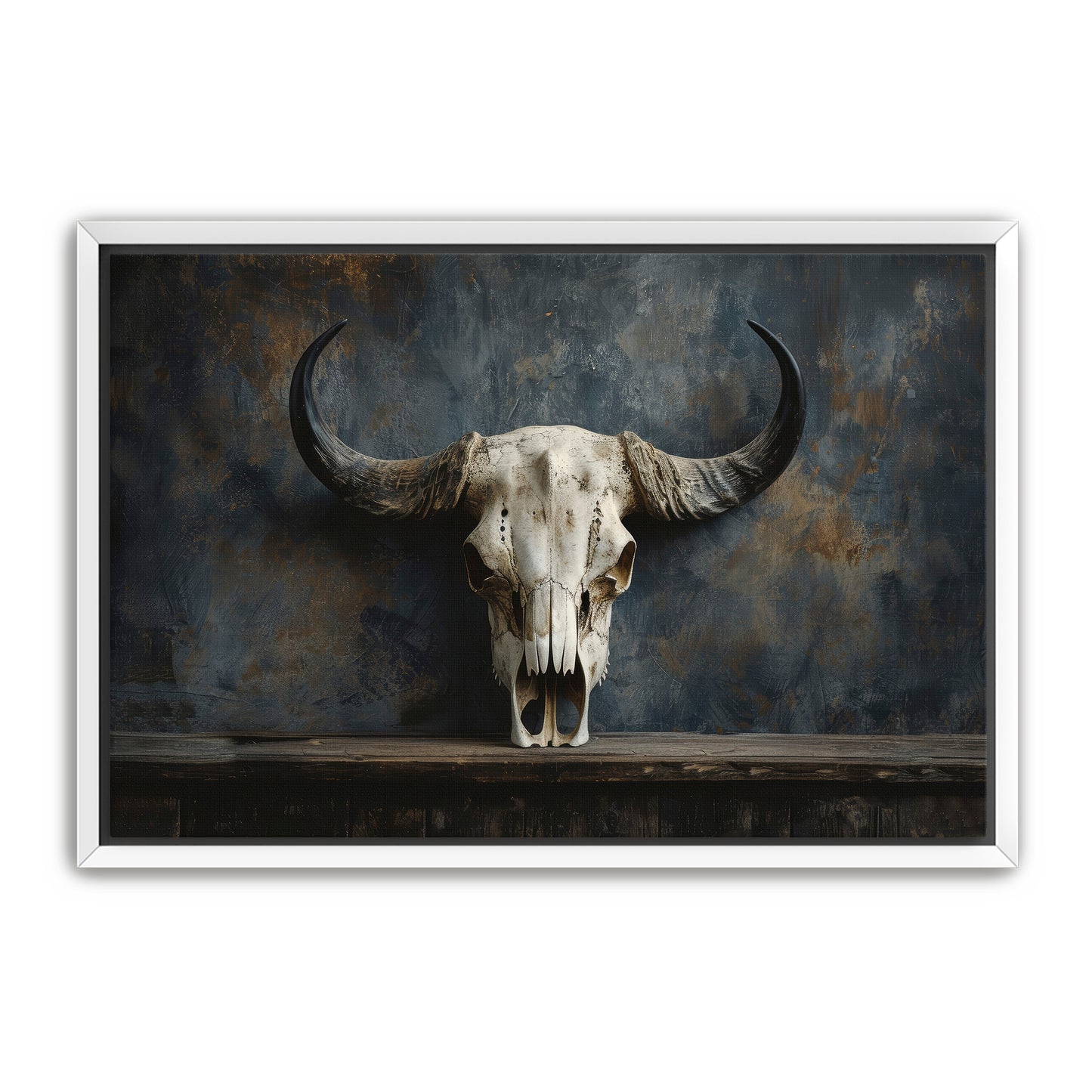 Gothic Bison Skull Wall Art