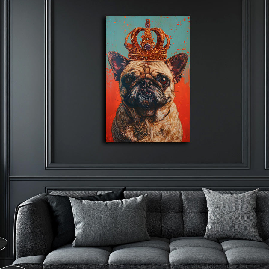 His Holy Pug Wall Art