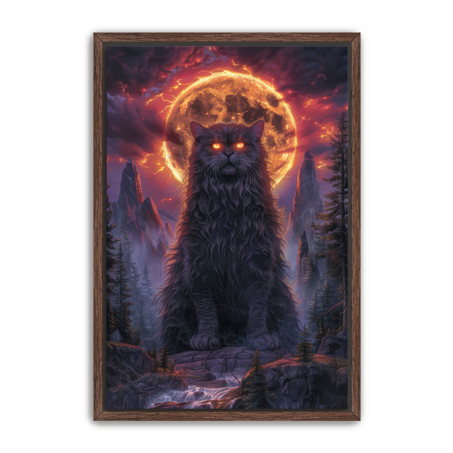 I AM THE KITTY GOD Wall Art