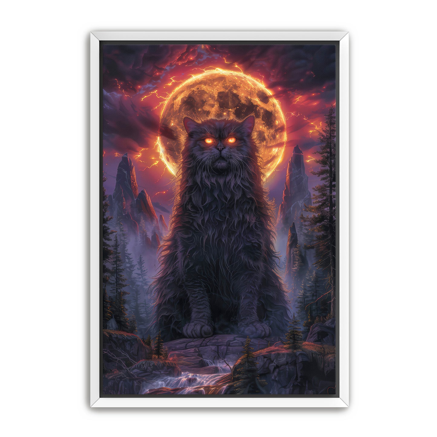 I AM THE KITTY GOD Wall Art