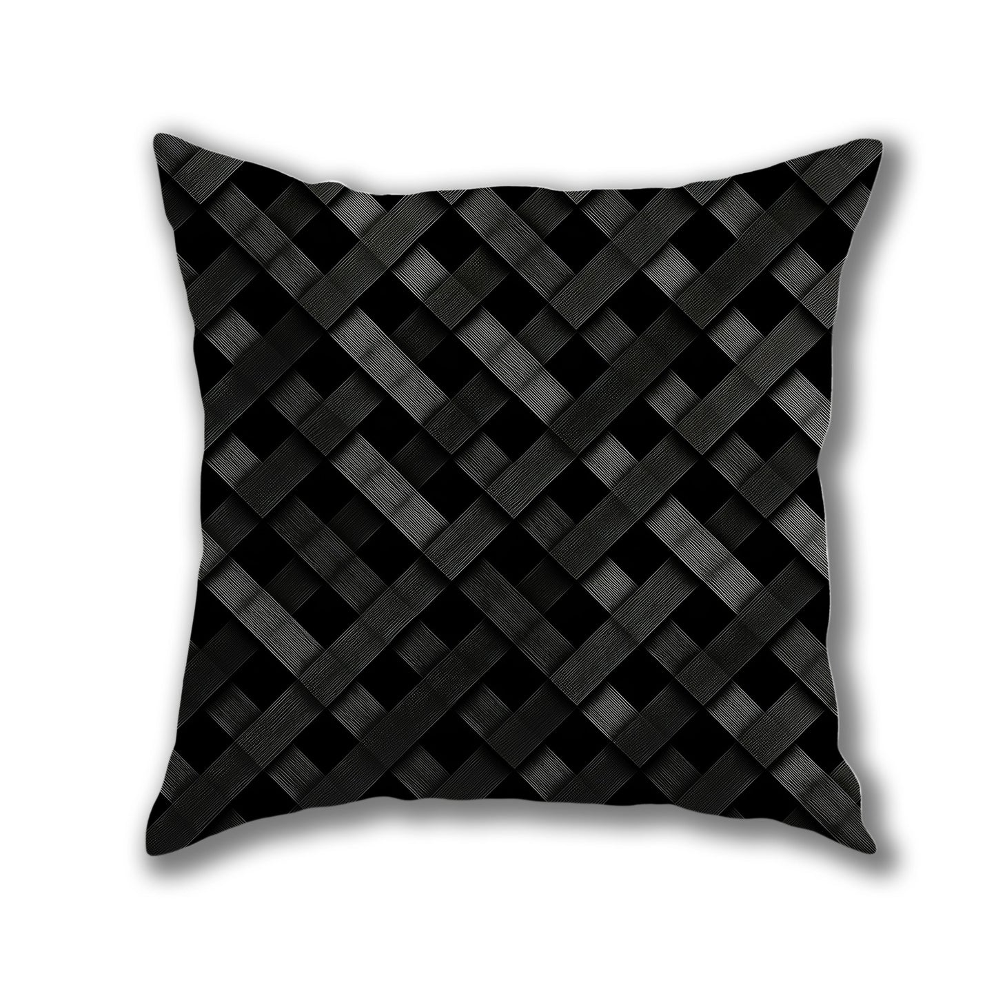Interwoven Shadows Pillow