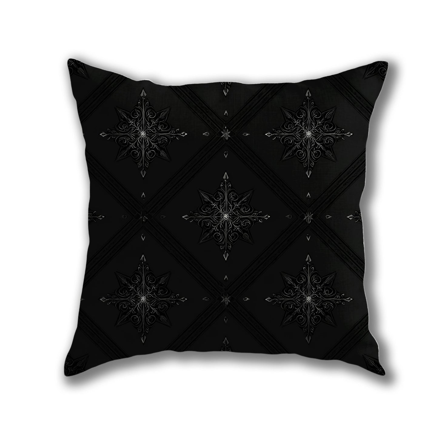 Intricate Star Pattern Pillow