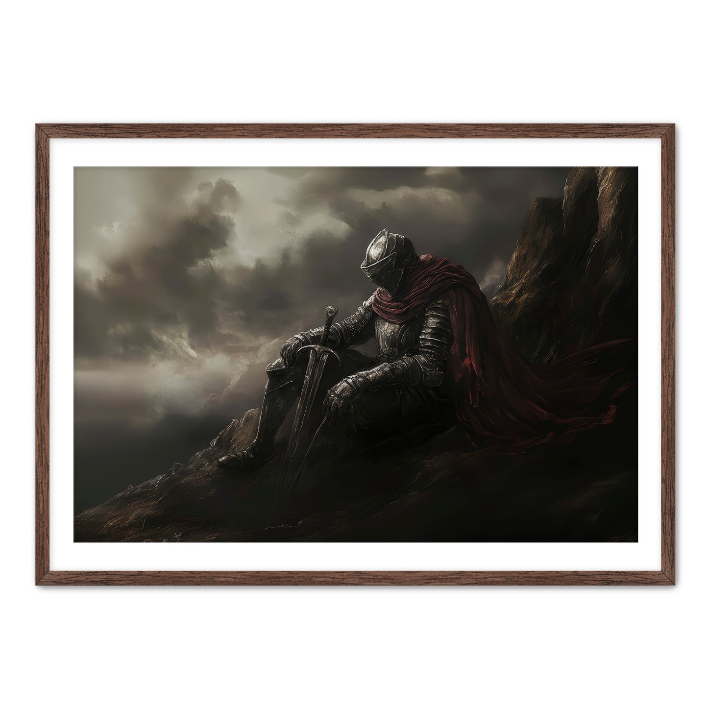 Knight Takes Rest Wall Art