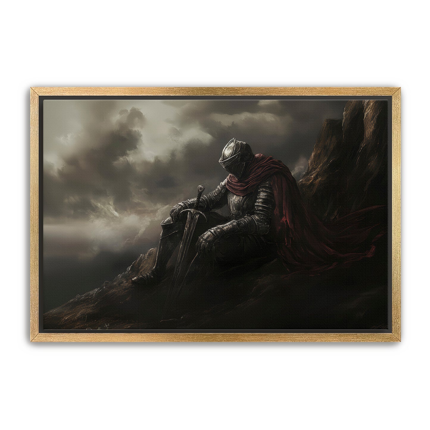 Knight Takes Rest Wall Art