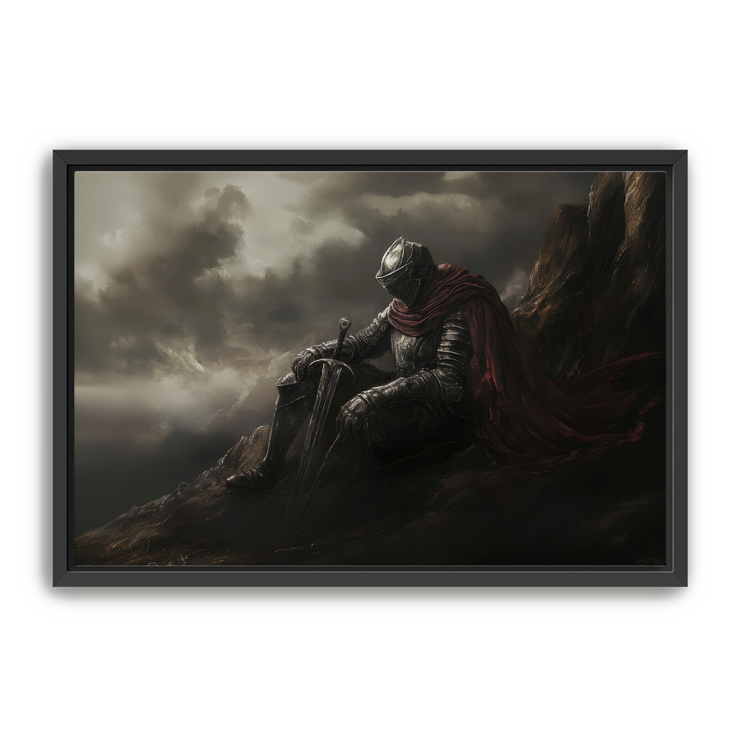 Knight Takes Rest Wall Art