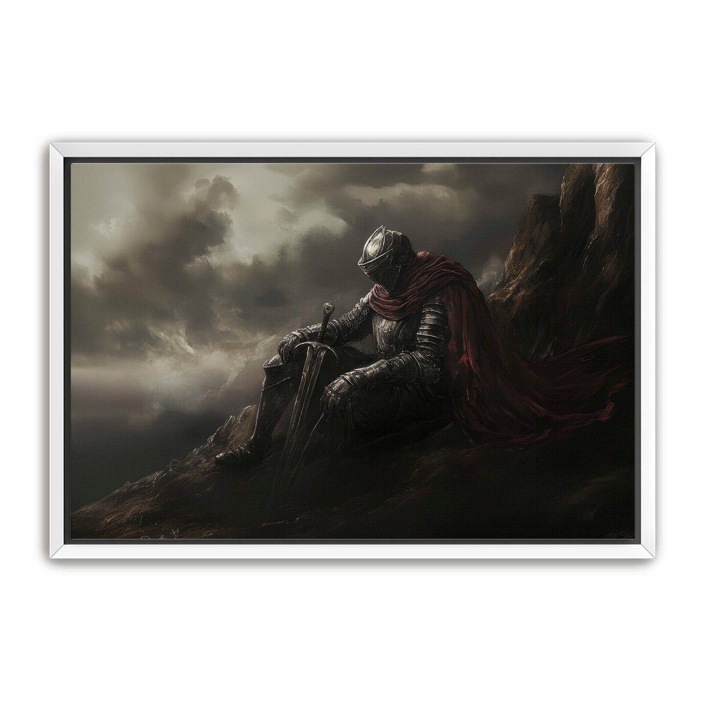 Knight Takes Rest Wall Art