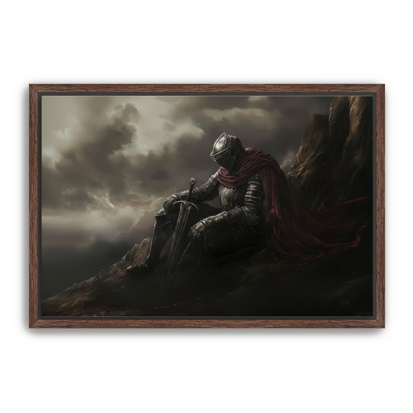 Knight Takes Rest Wall Art
