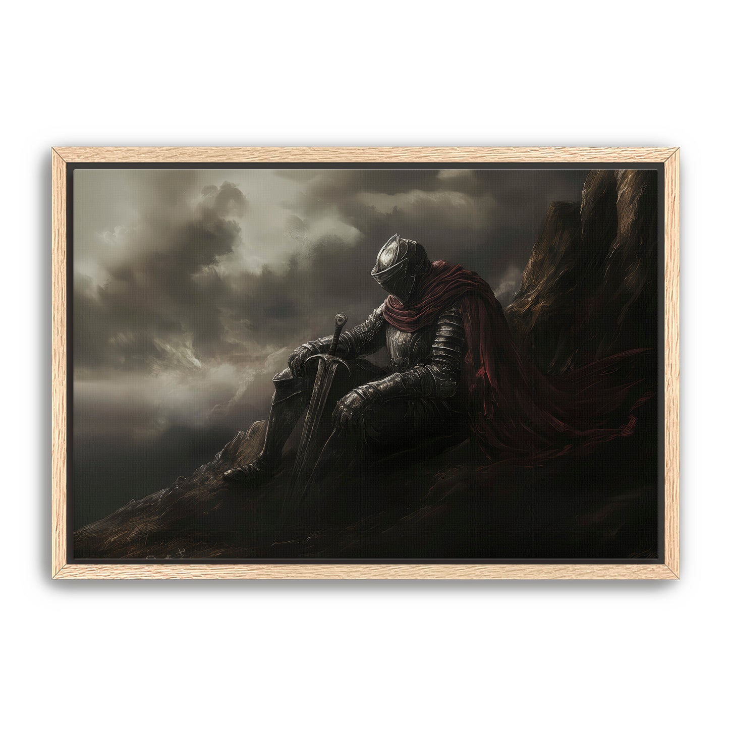 Knight Takes Rest Wall Art