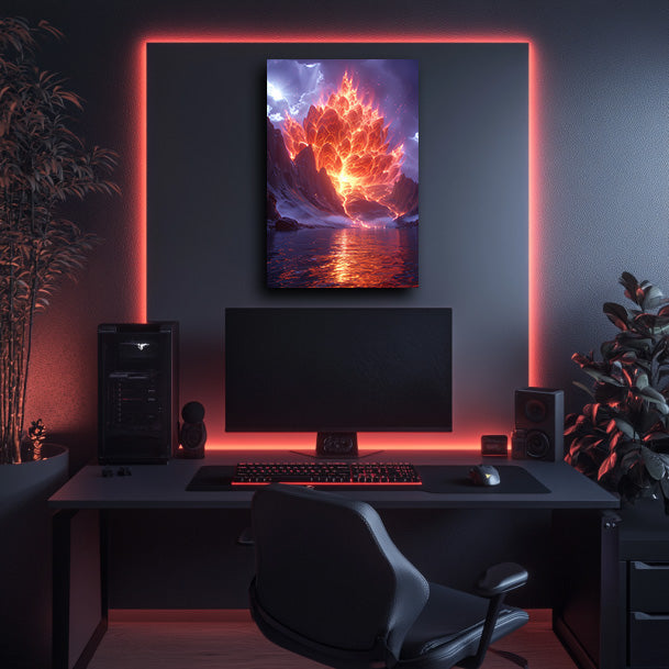 Lava Bloom Wall Art