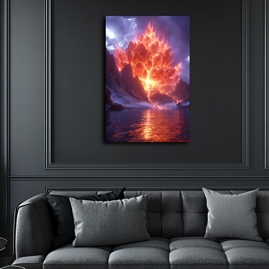 Lava Bloom Wall Art