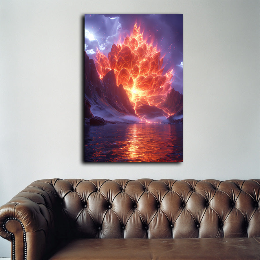 Lava Bloom Wall Art