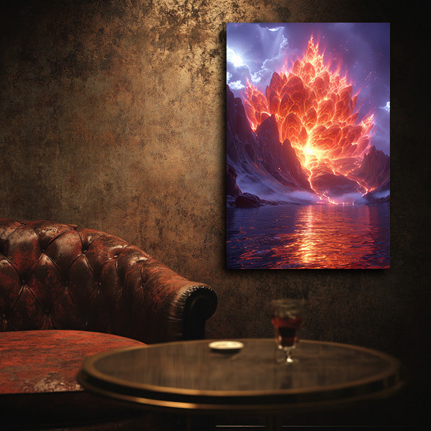 Lava Bloom Wall Art